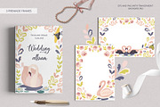 Swan lake pattern collection, an Animal Illustration by Cozy pattern shop (Thumbnail 4 of 8)