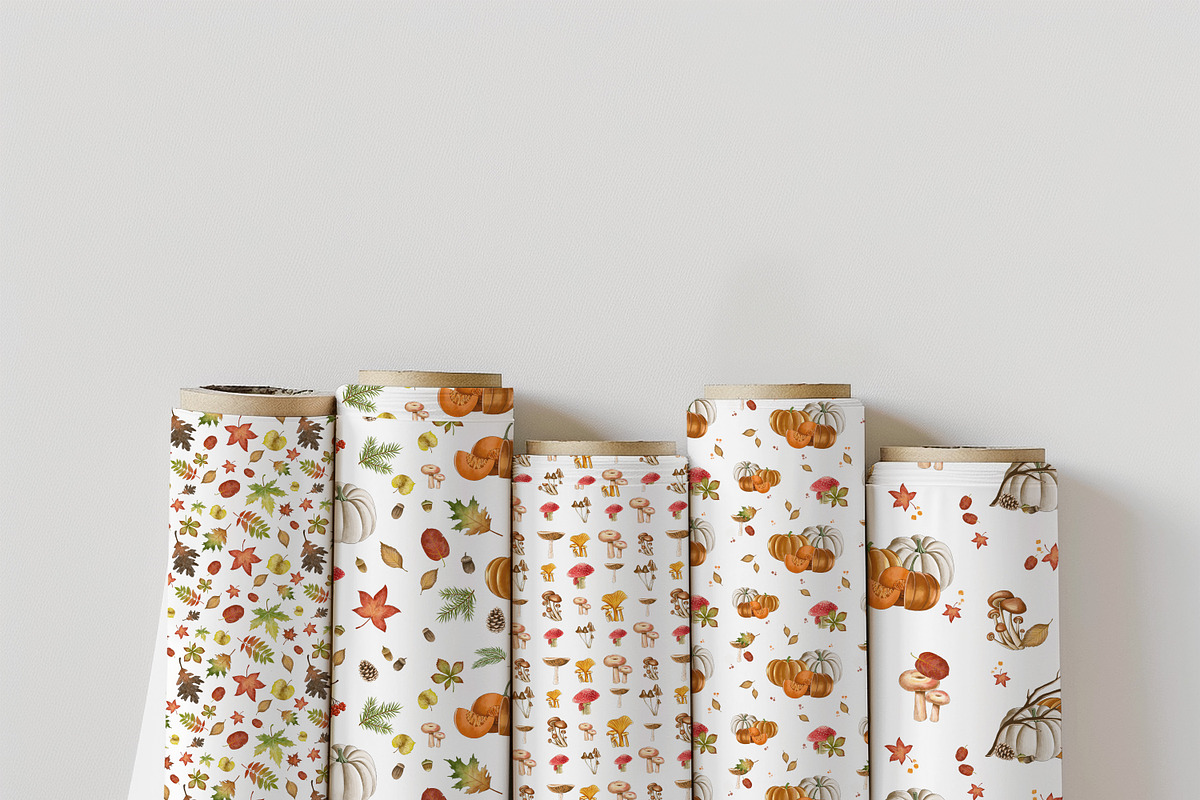 Autumn Watercolor clipart, a Seasonal Illustration by OZartRoom (Photo 4 of 11)