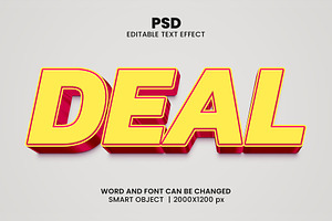 Deal 3d Editable Text Effect Style, a Layer Style Add-On by bdrobin