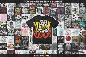 100 T-shirt designs
