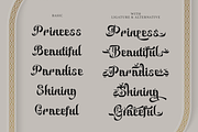 Bakhtiar Arabic Font, a Script Font by madeDeduk (Thumbnail 7 of 10)