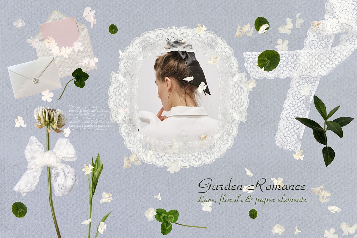 Garden Romance / Lace, floral, paper, an Object Graphic by Natali Batu (Photo 1 of 13)