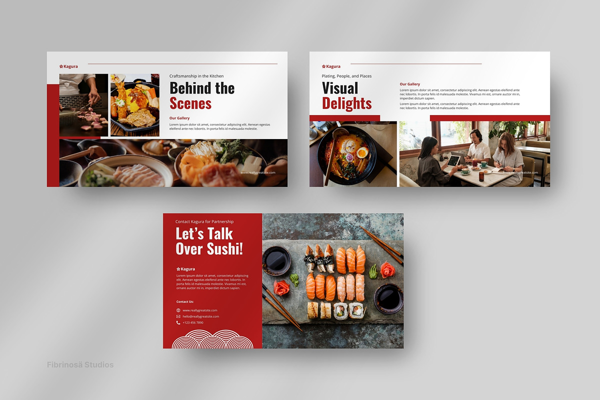 Japanese Food Restaurant Pitch Deck preview 7