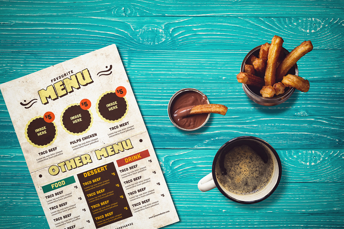 Mexican Food Scene & Mock-up Creator, a Cups & Container Mockup by relineo.mock-ups (Photo 12 of 21)