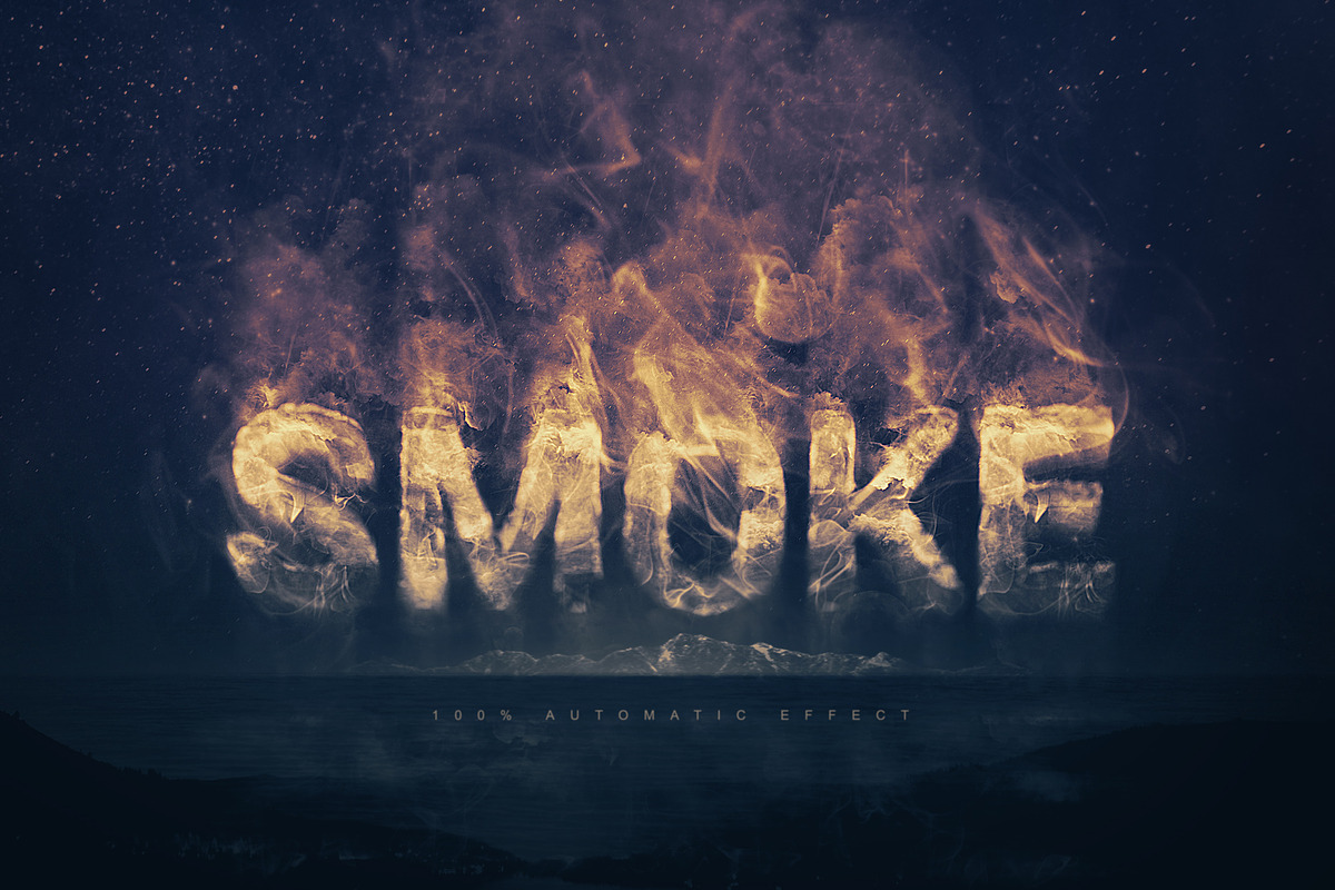 Real Smoke Logo Text Effect, a Product Mockup by Giallo (Photo 1 of 7)