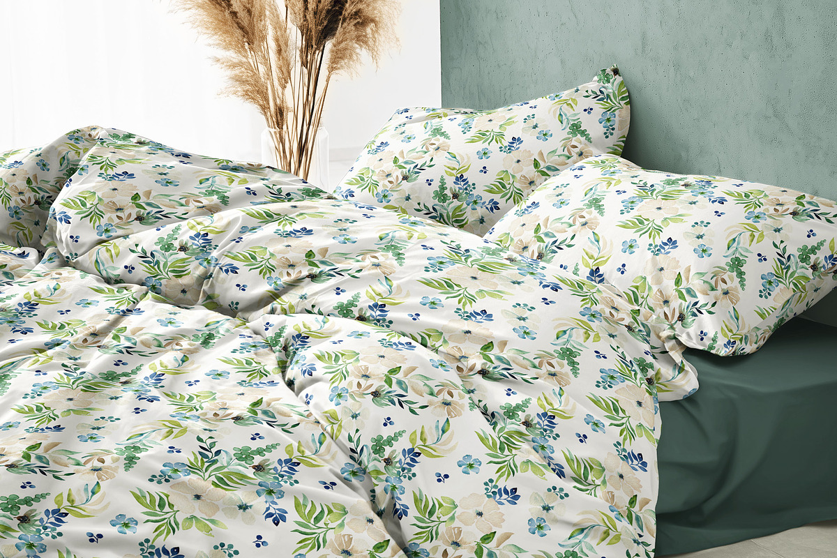 Bedtime Story Watercolor Pattern, a Pattern Graphic by Webvilla Studio (Photo 3 of 6)