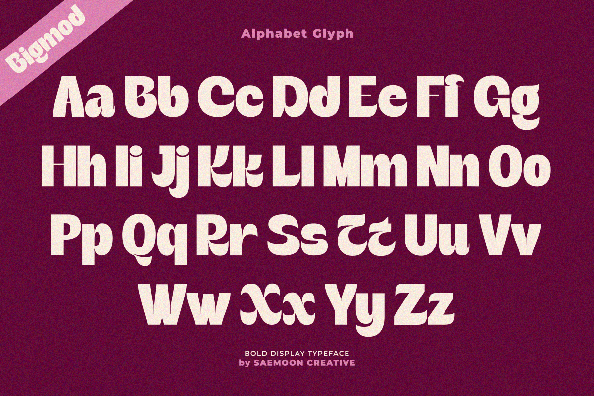 Bigmod, a Sans Serif Font by saemoon creative (Photo 7 of 15)