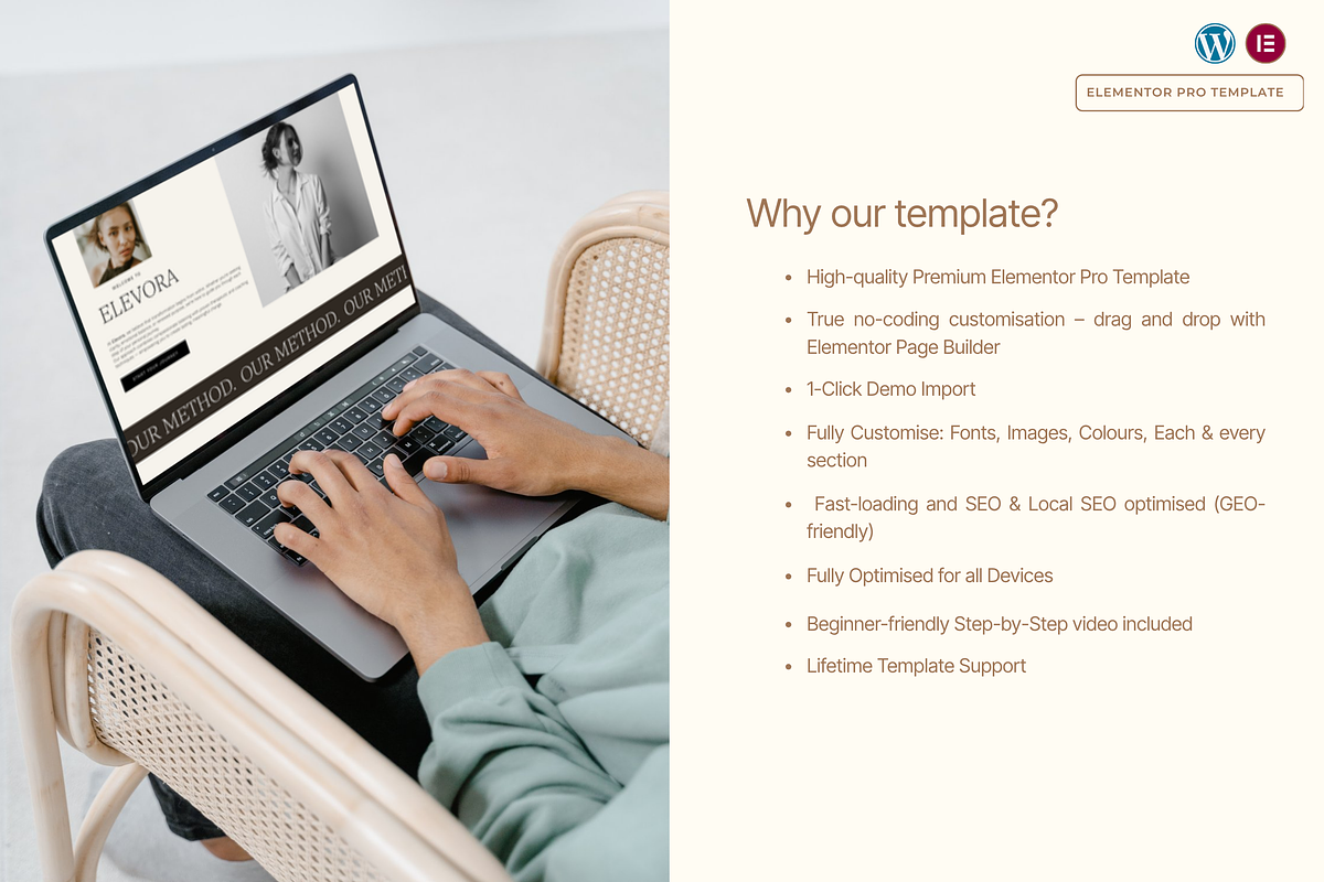 Coach, Wellness, Website Template, a WordPress Template by Web Template Market (Photo 3 of 9)
