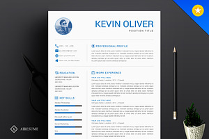 One Page Modern Resume Template