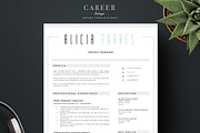 Modern Resume & CoverLetter Template, a Resume Template by careerboutique (Thumbnail 4 of 6)