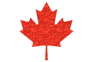 Canada background design., an Illustration by incomible