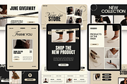 Email Marketing Newsletter Template, an Email Template by Branding Babe Co. (Thumbnail 3 of 9)