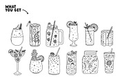 Summer Cocktails, an Object Graphic by AnkaDrozd (Thumbnail 3 of 7)