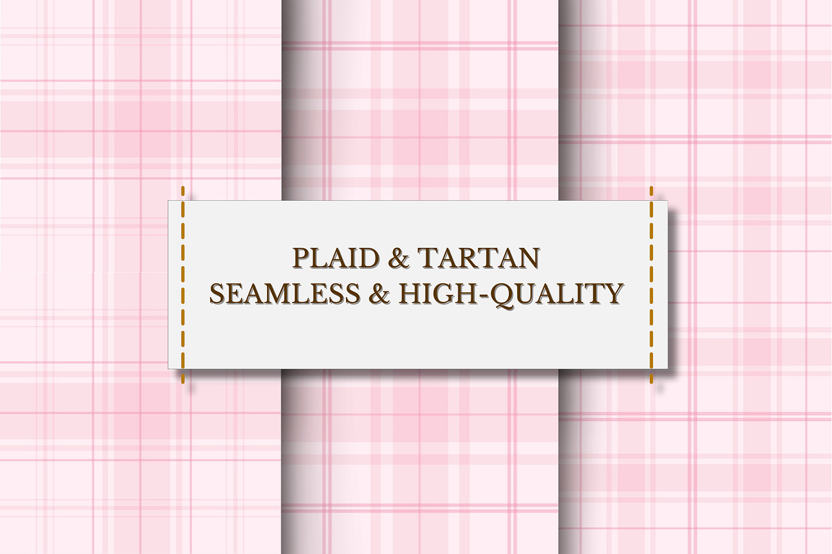 Pink Tartan Plaid Seamless Pattern, a Pattern Graphic by wind mill (Photo 1 of 2)