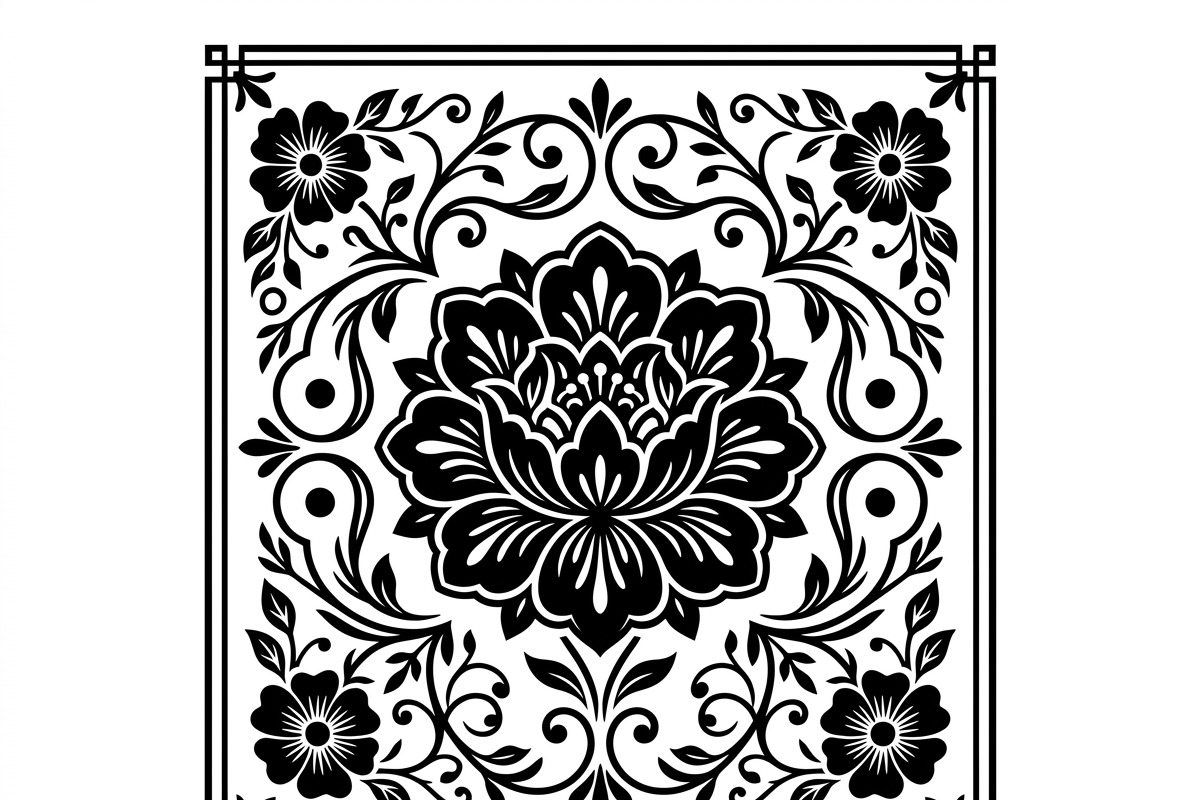 50 Elegant Floral Ornament Bundle, a Decorative Illustration by Amazin_art (Photo 36 of 38)
