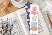 Book Lovers Clipart. Girls and Books, an Object Illustration by VerAna (Thumbnail 17 of 24)