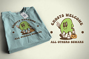 Halloween Slime Cartoon Vintage, an Illustration by vectstudio (Thumbnail 3 of 5)