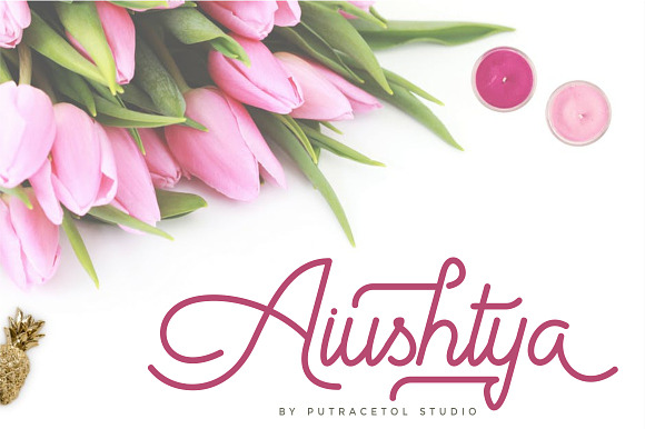 Aiushtya Font preview 8