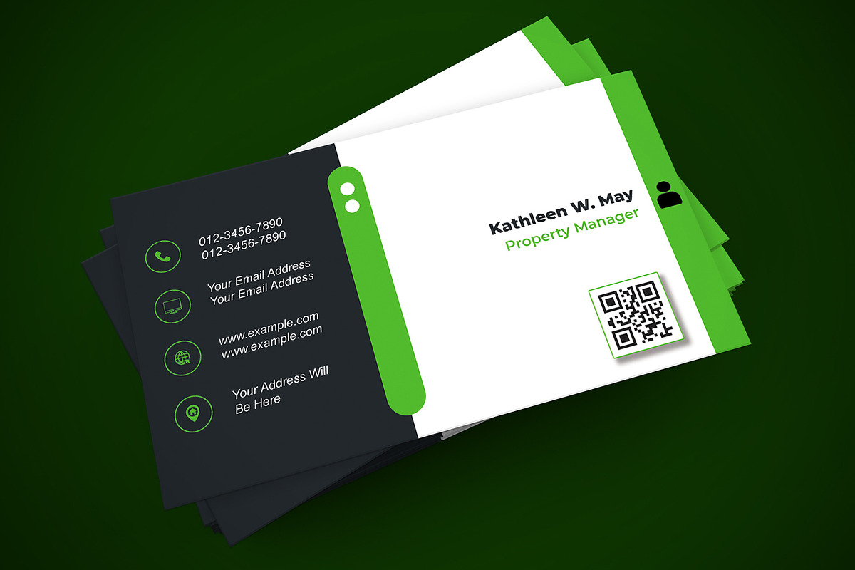 Minimal Realtor Card Template preview 6