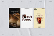 BREW | Cafe Instagram Template (I), a Social Media Template by Prapti Design (Thumbnail 4 of 10)