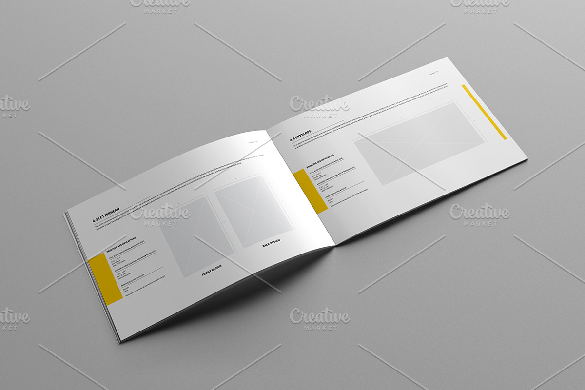 Brand Manual 32 Pages A4 / US Letter, a Brochure Template by Mastergfx (Photo 25 of 31)