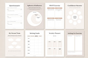 Coaching Worksheet Bundle for Canva, a Brochure Template by DeeBeeDesign (Thumbnail 6 of 10)