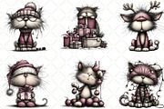 Quirky Christmas Cat, an Illustration by Black Bird Studio (Thumbnail 4 of 6)