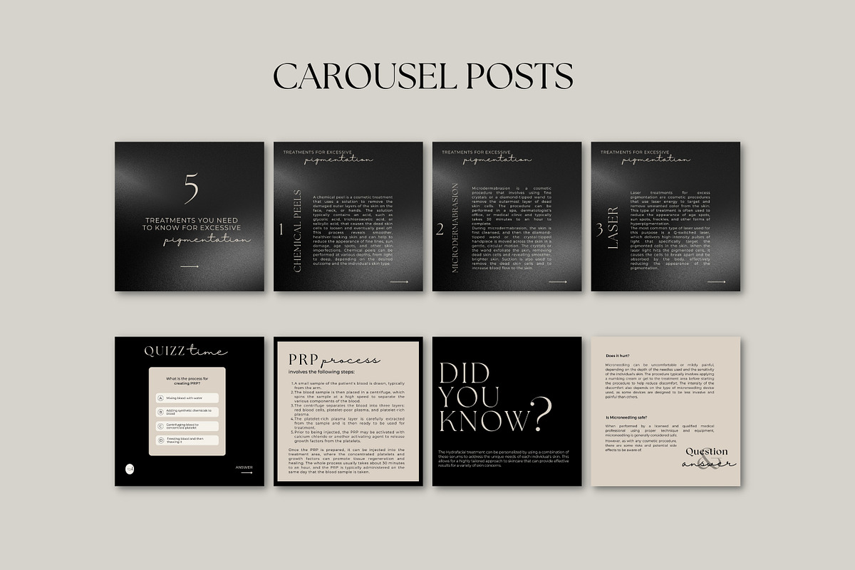 PREMIUM Botox & Fillers 2 Canva, a Social Media Template by Studio Suvelle (Photo 7 of 10)