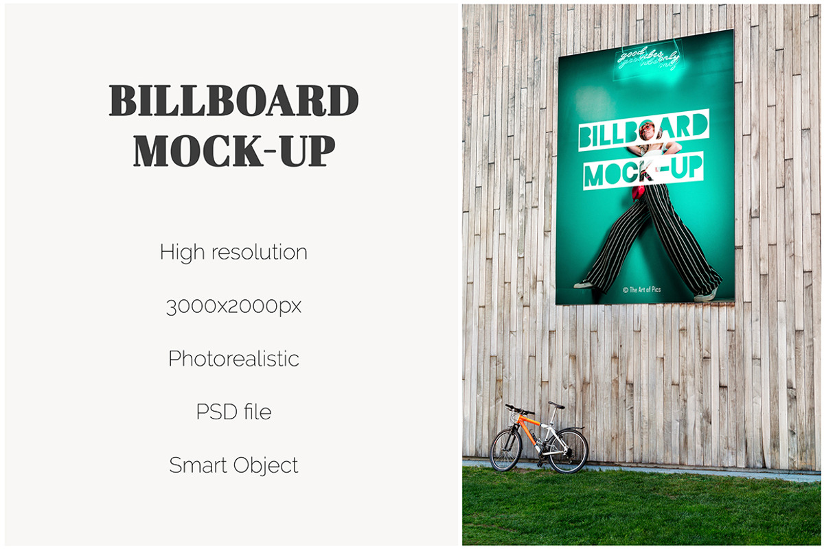 Huge Billboard Mock-up, an Advertising Mockup by The Art of Pics (Photo 2 of 2)