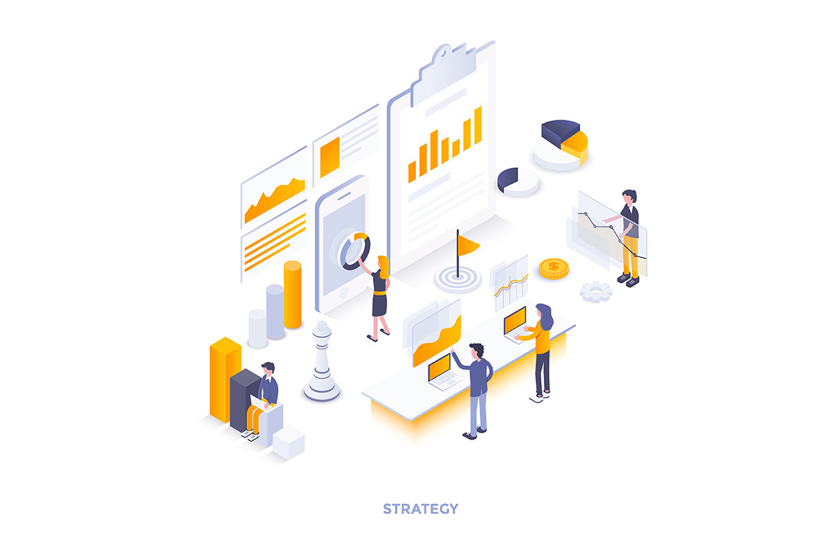 Modern isometric illustration, a Person Illustration by Creative Graphics (Photo 10 of 12)