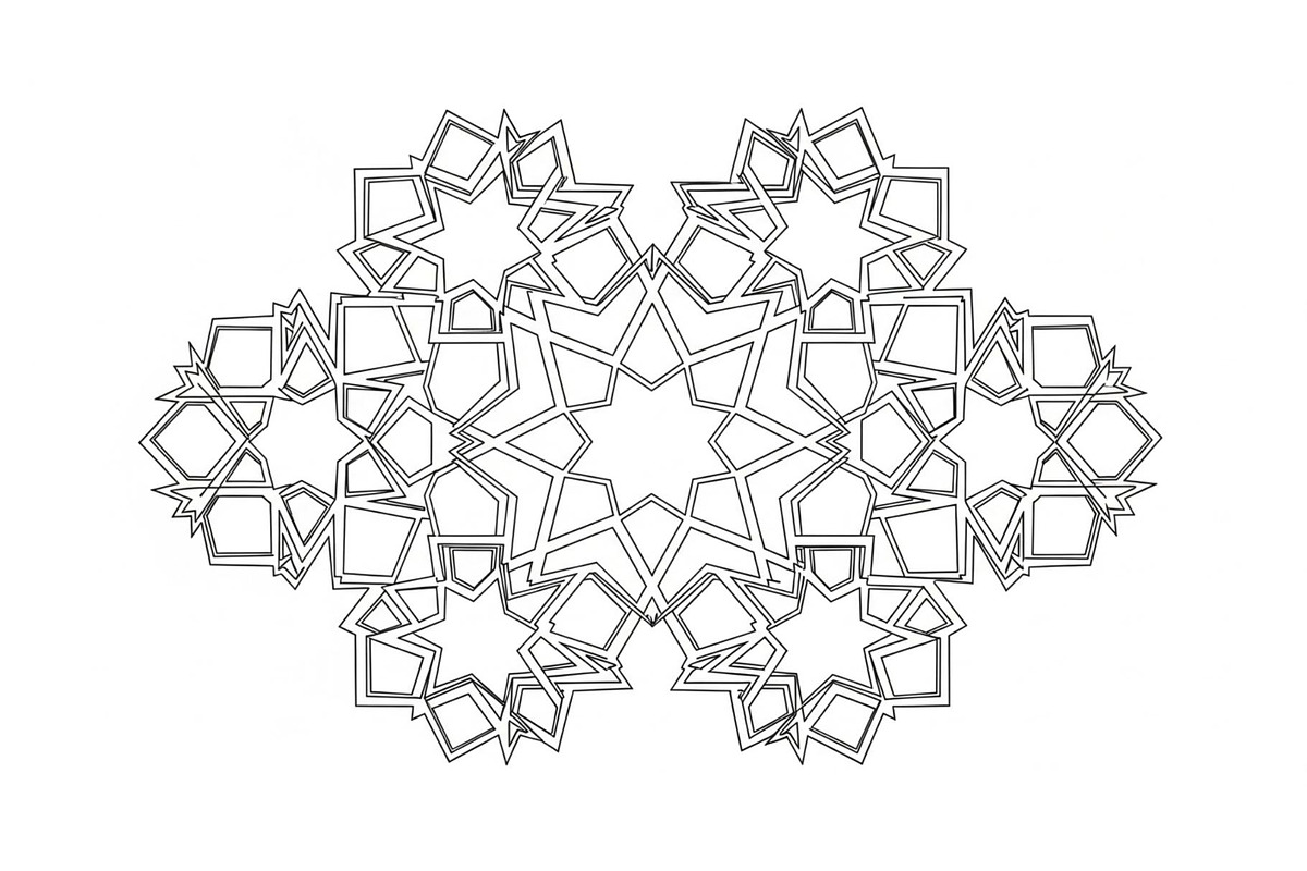 Islamic Mandala Geometric Bundle, an Illustration by Gaye Art (Photo 39 of 51)