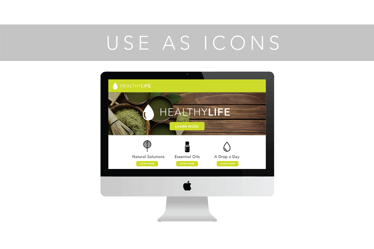 [80% OFF] Nature & Health Icon Set, an Outline Icon by Nick & Sarah (Photo 6 of 7)