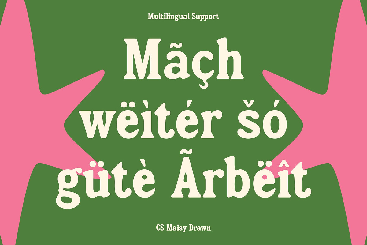 CS Maisy Drawn, a Serif Font by Craft Supply Co. (Photo 5 of 8)