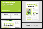 Fashion Summer Collection Flyer, a Flyer Template by Annora Studio (Thumbnail 1 of 3)