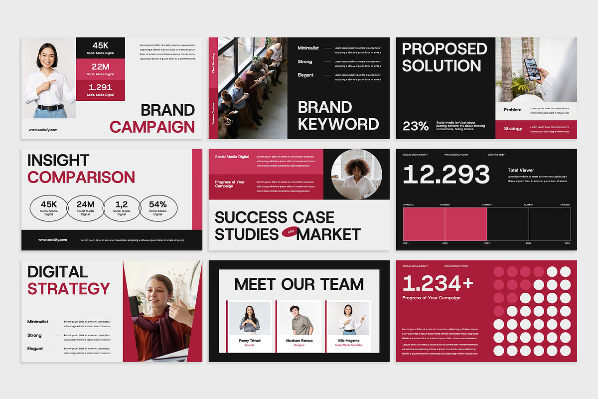 Social Media Proposal Powerpoint preview 3
