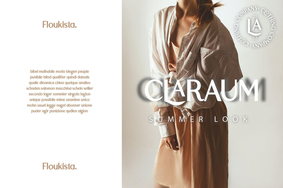 Floukista | Classic Sans Serif, a Sans Serif Font by Qaratype (Photo 12 of 18)