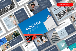 Mollaca – Business PowerPoint, a Presentation Template by kreatifreya