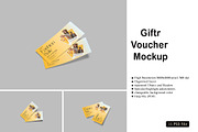 Gift Voucher Mockup, a Print Template by rizalamora (Thumbnail 1 of 12)