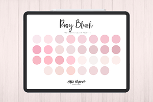 Rosy Blush Procreate Color Palette