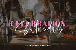 Sunrise Silencio Font Duo