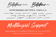Billistone A Handwritten Font, a Script Font by ErgibiStudio (Thumbnail 10 of 11)