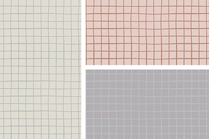 Dots & Lines Earthy Neutral Patterns