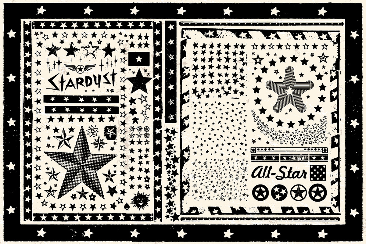 Tuff Stuff Distressed Elements 2, an Illustration by Lil Tuffy (Photo 2 of 3)
