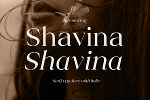 Shavina Serif Typeface