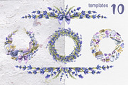 Lavender Spa Watercolor Set, an Illustration by NATASHA CHU (Thumbnail 11 of 19)