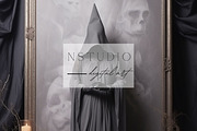11 Gothic Halloween Backdrops, a Layer Style Add-On by NSTUDIO (Thumbnail 6 of 7)