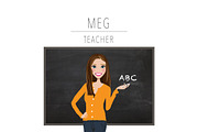 Teacher Portrait Creator | Clip Art, an Education Illustration by Lauren Lesley Studio (Thumbnail 19 of 33)