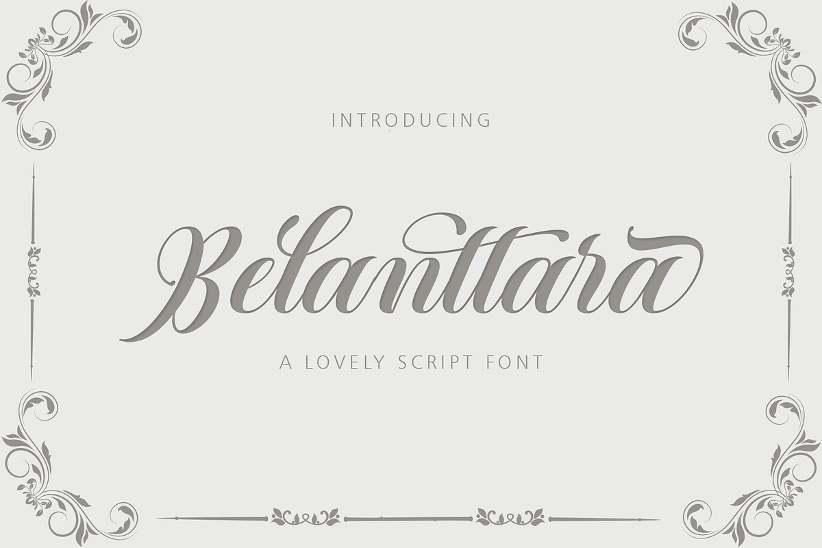 Belanttara, a Script Font by Deniz86 (Photo 1 of 4)