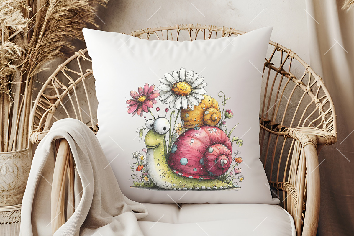 Whimsical Spring Clipart Bundle, an Illustration by OK Design (Photo 6 of 6)