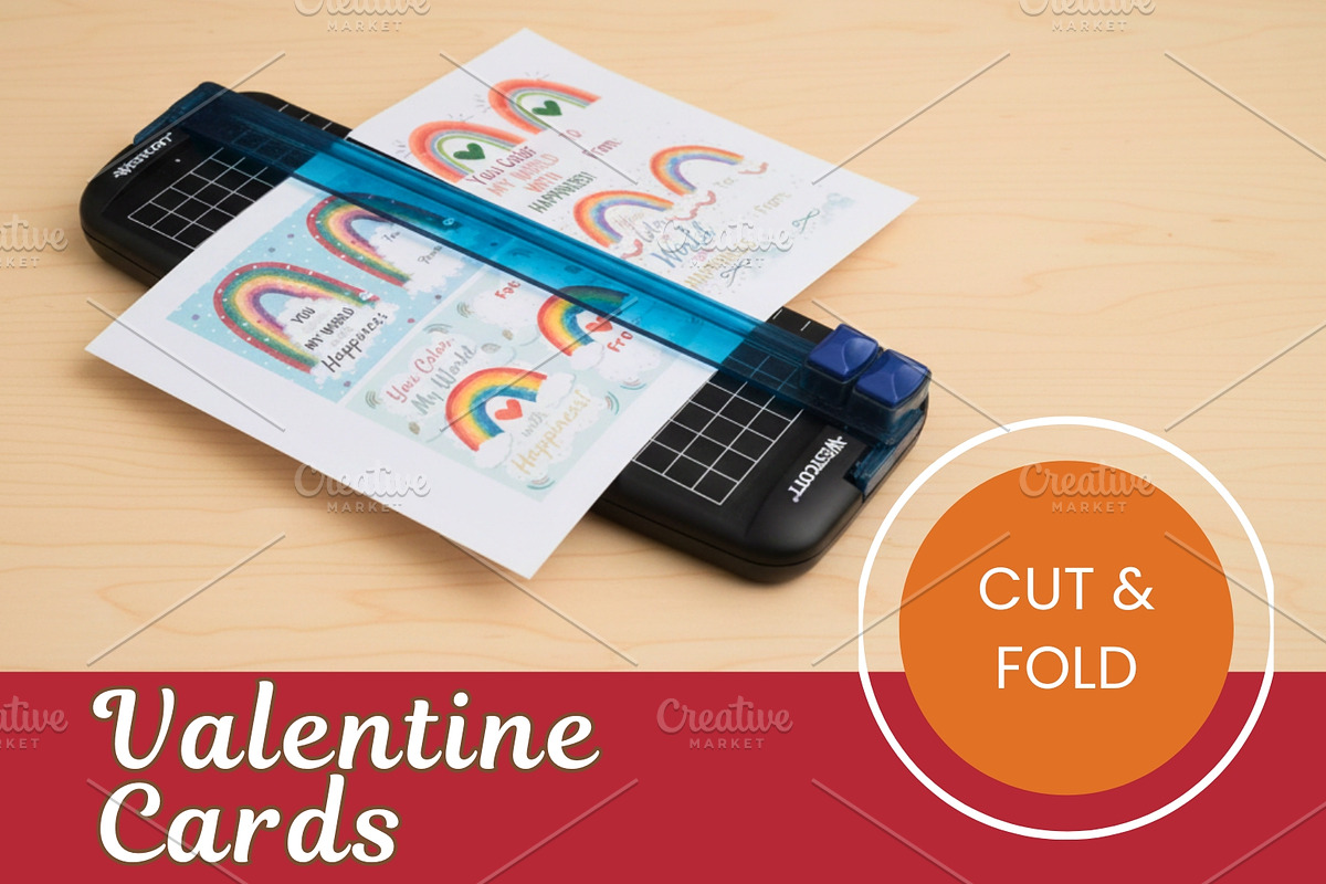 Valentine’s Cards Templates, a Print Template by Sunny Jar Designs (Photo 4 of 6)